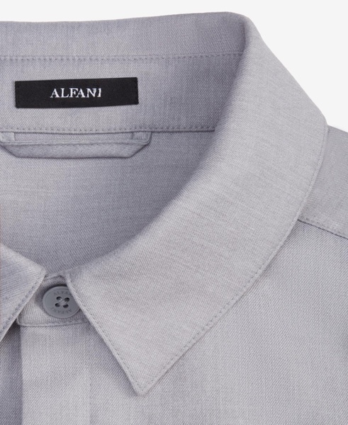 Men's Clean One Pocket Heathered Shirt Jacket, Created for Macy's