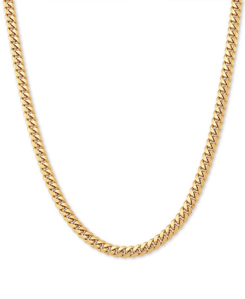 Cuban Link 22" Chain Necklace in Sterling Silver