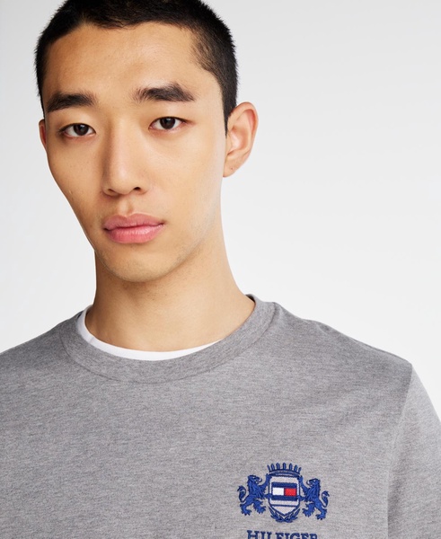 Men's Embroidered Logo Crest T-Shirt