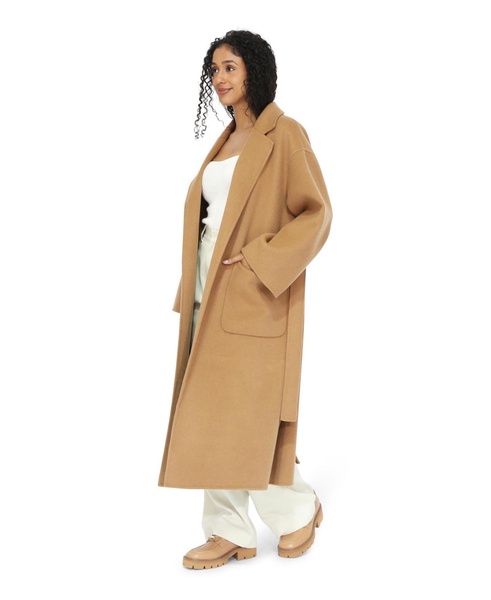 Wide Awake Split Hem Overcoat