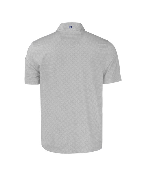 Men's Gray Virginia Tech Hokies Pike Eco Tonal Geo Print Stretch Polo