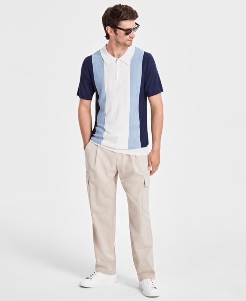Men's Colorblocked Polo Sweater, Created for Macy's