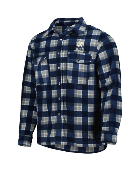 Men's Navy Notre Dame Fighting Irish Ellis Full-Snap Jacket