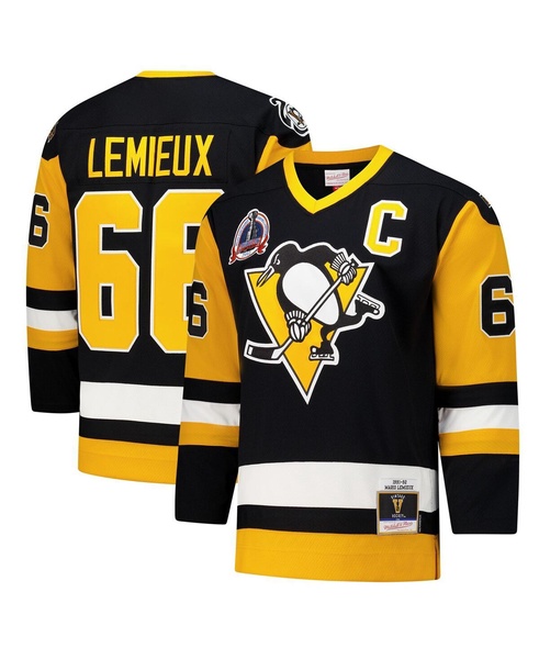 Men's Mario Lemieux Black Pittsburgh Penguins 1991-92 Power Play Jersey