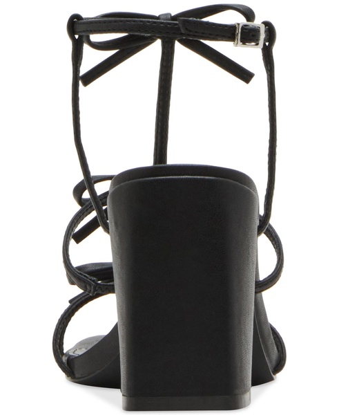 Lovely Bow Strappy Block-Heel Dress Sandals