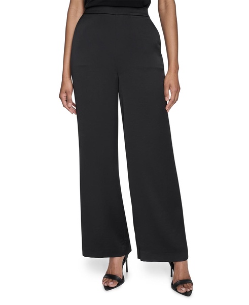 Women's High-Rise Wide-Leg Pull-On Pants