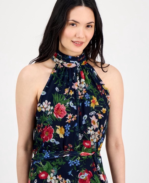Women's Floral-Print Ruffled Maxi Dress