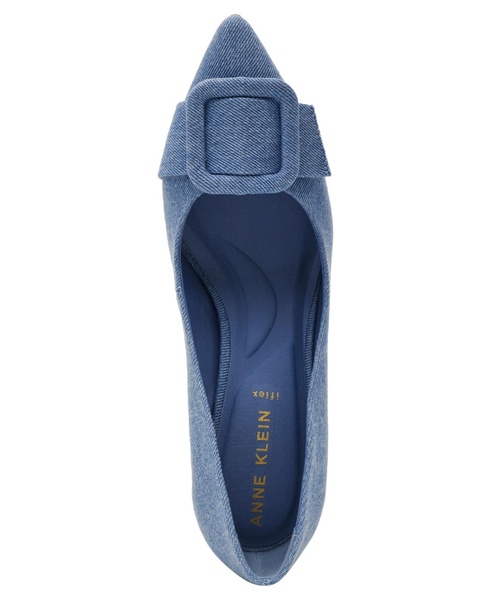 Women's Bentley Buckle Block Heel Pumps