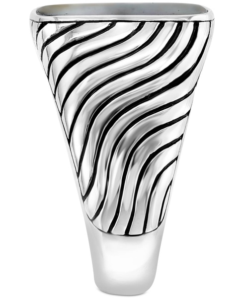 EFFY® Men's Onyx Ring in Sterling Silver