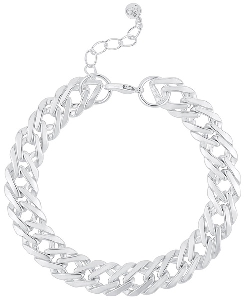 High Polished Moveable Link Bracelet in Fine Silver Plated