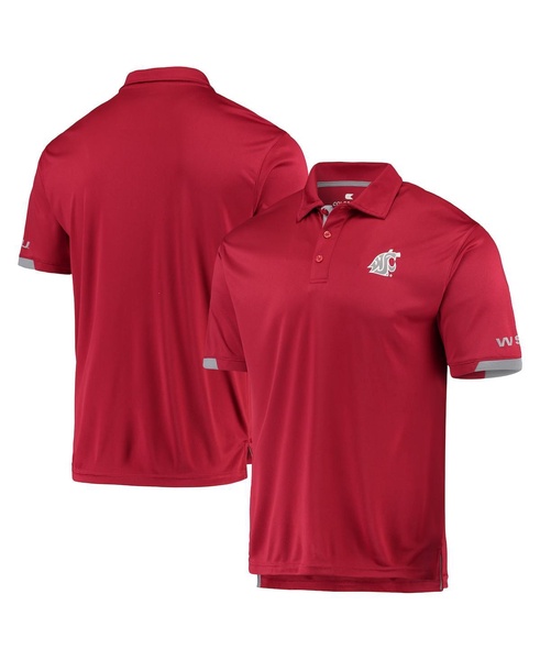 Men's Crimson Washington State Cougars Santry Polo Shirt