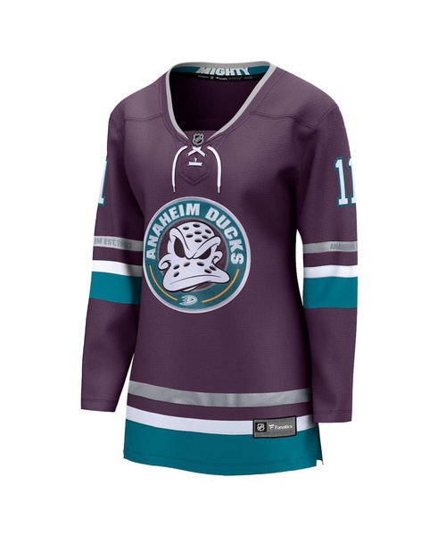 Branded Women's Trevor Zegras Purple Anaheim Ducks Alternate Premier Breakaway Player Jersey