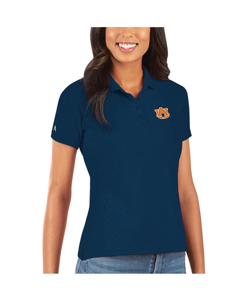 Women's Navy Auburn Tigers Legacy Pique Polo