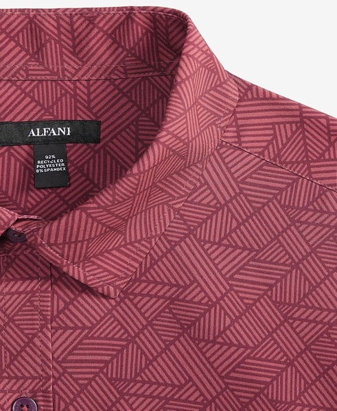 Men's Alfatech Zig-Zag Shirt, Exclusively at Macy's