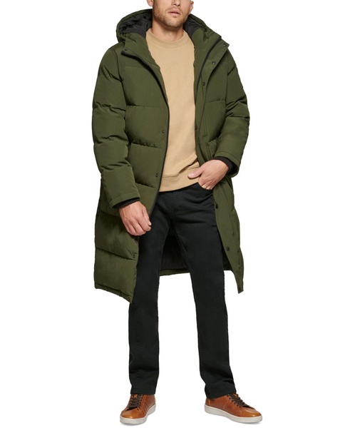 Men's Quilted Extra Long Parka Jacket