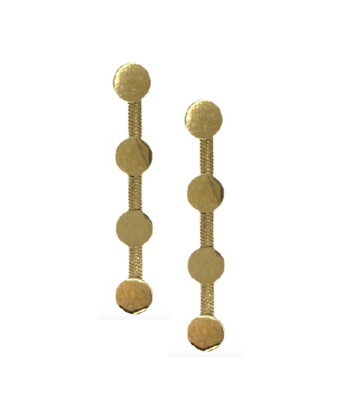Women's Herringbone Station Drop Earrings