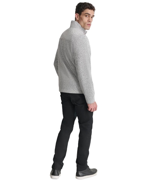 Men's Sweater-Knit Fleece Jacket 