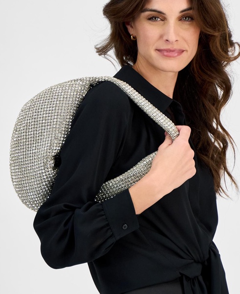 Small Diamond Mesh Hobo, Exclusively at Macy's 