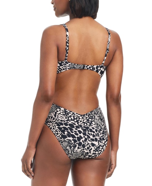 Women's Printed Plunge-Neck Cut-Out Monokini, Created for Macy's