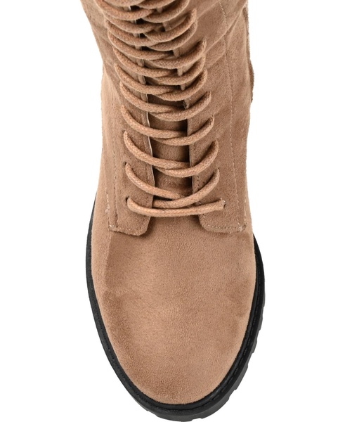 Women's Jenicca Wide Calf Lace Up Boots
