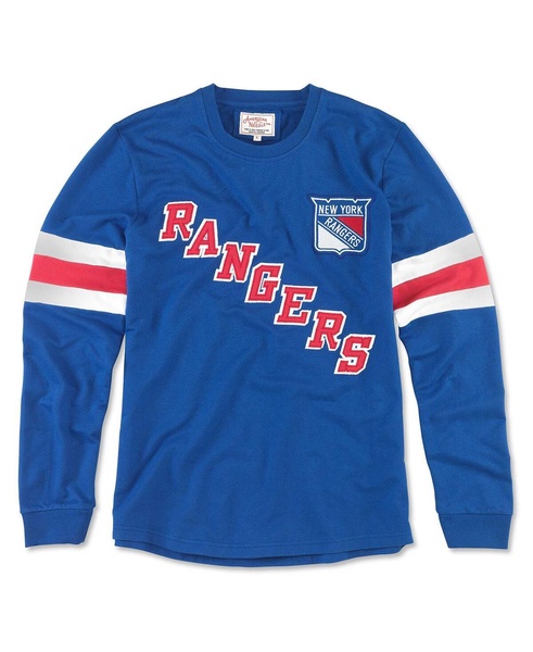 Men's Blue New York Rangers Sudbury Long Sleeve T-Shirt