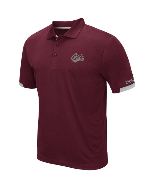 Men's Maroon Montana Grizzlies Logo Santry Polo Shirt