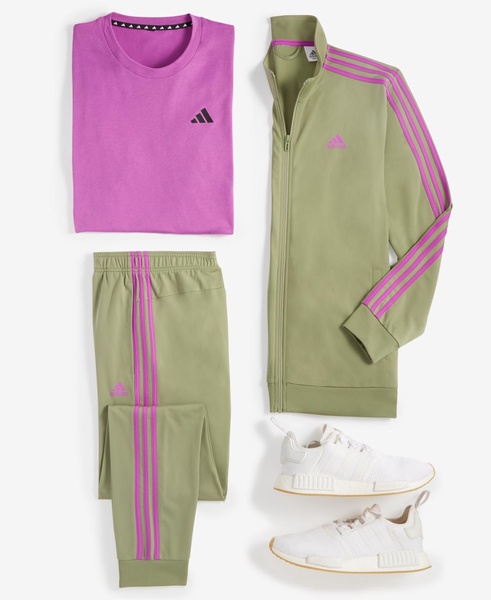Men's Essentials Warm-Up 3-Stripes Track Jacket