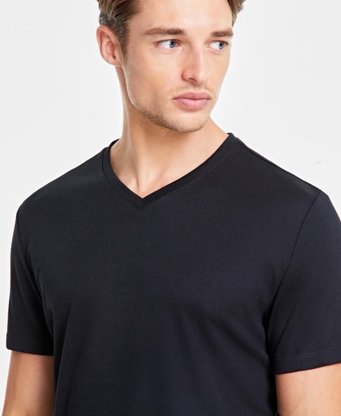 Men's Travel Stretch V-Neck T-Shirt, Created for Macy's 