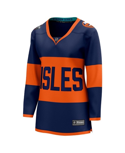 Women's Navy New York Islanders 2024 NHL Stadium Series Breakaway Jersey