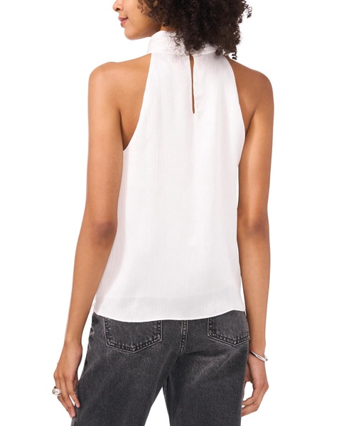 Women's Ruffled Sleeveless Halter Top