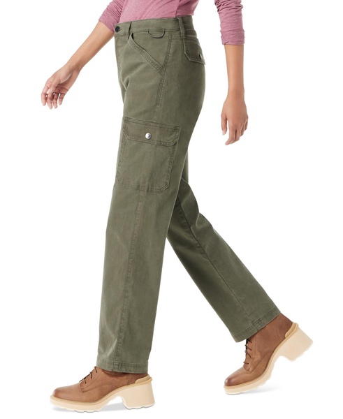 Women's Slim Straight-Leg Cargo Pants