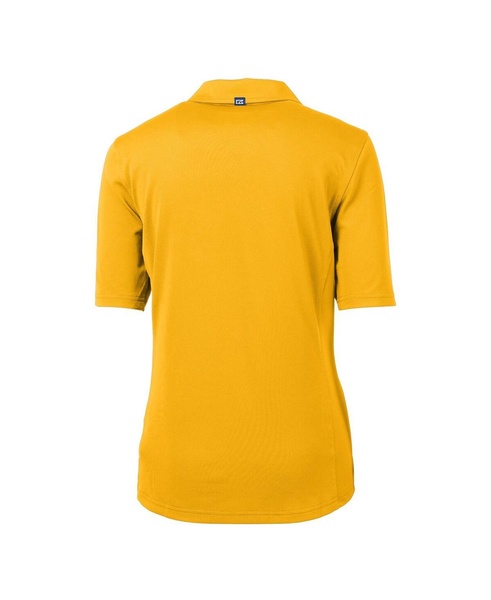Women's Gold Missouri Tigers Team Virtue Eco Pique Polo