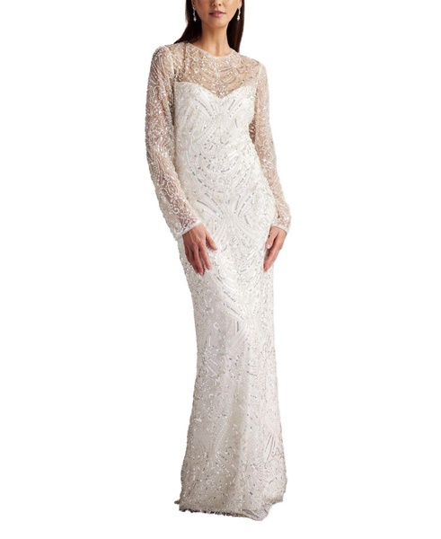 Women's Keziah Embellished Illusion Bridal Gown