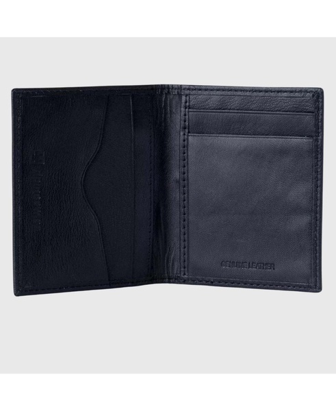 Men's RFID Blocking Slim Business Card Case Leather Front Pocket Wallet