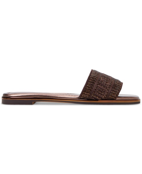 Women's Oceania Embroidered Slide Flat Sandals