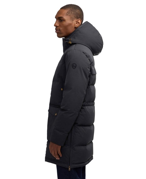 men’s prescott long length parka with detachable sherpa lined hood