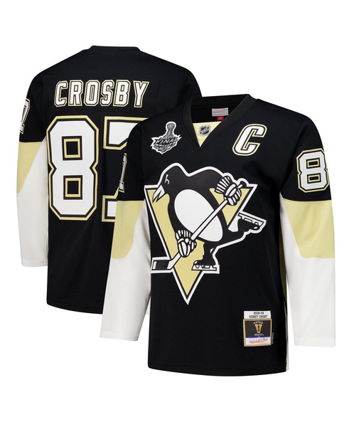 Men's Sidney Crosby Black Pittsburgh Penguins 2008-09 Power Play Jersey