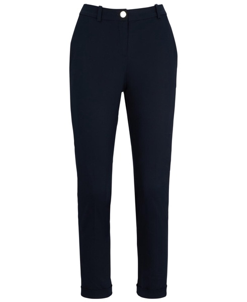 Women's Stretch-Cotton Twill Regular-Fit Trousers