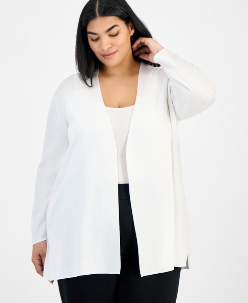 Plus Size Napa Open-Front Cardigan 