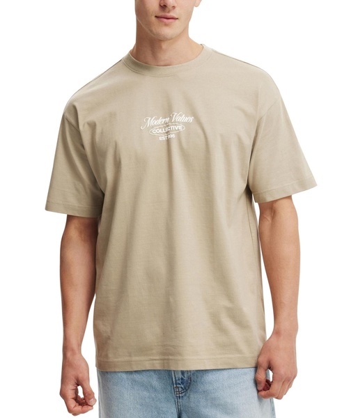 Men's Box Fit Text T-Shirt
