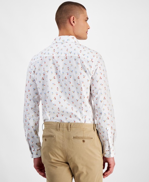 Men's Slim-Fit Loni Bouquet Floral Dress Shirt, Created for Macy's