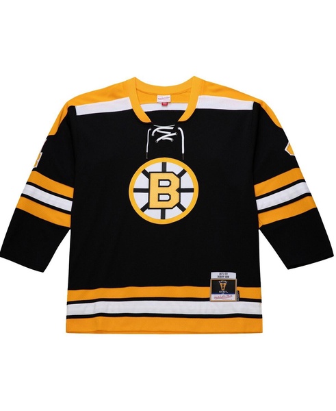Men's Bobby Orr Black Boston Bruins 1971-72 Power Play Jersey