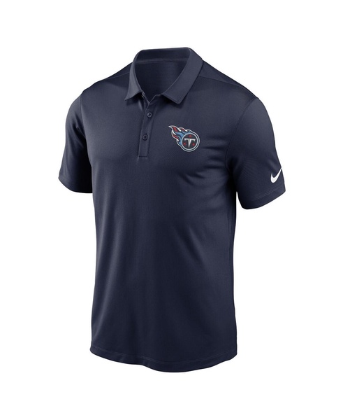 Men's Navy Tennessee Titans Franchise Performance Polo Shirt