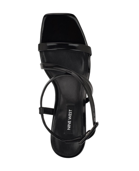 Women's Hanni Strappy Square Toe Kitten Heel Sandals