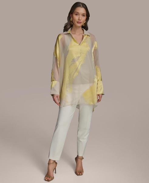 Women's Brushstroke Burnout Tunic