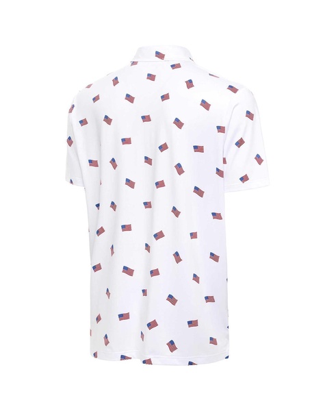 Men's White Boston Red Sox Americana Polo