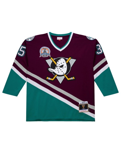 Men's Jean-Sebastien Giguere Purple Anaheim Ducks 2002-03 Power Play Jersey