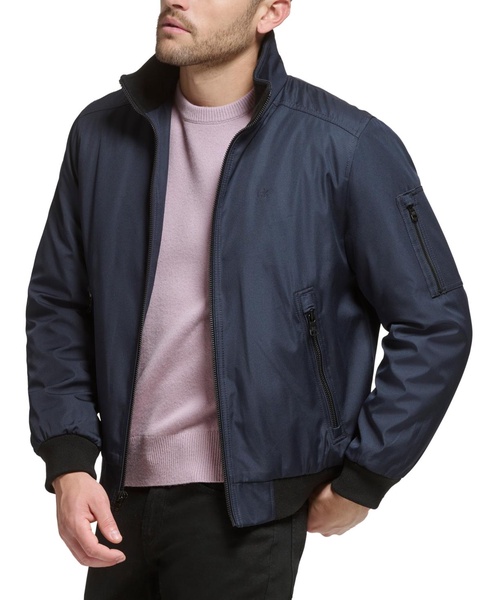 Men's Classic Zip-Front Ripstop Bomber Jacket