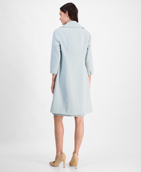 Women's Stretch Wide-Collar Open-Front Long Jacket
