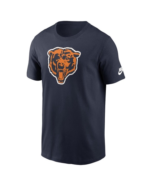 Men's Navy Chicago Bears Rewind Logo Essential T-Shirt